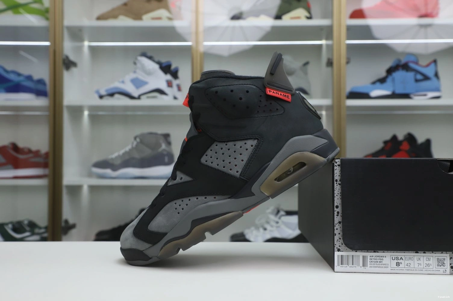 GREY' 6 X SAINT-GERMAIN 'IRON JORDAN PARIS AIR RETRO 1103